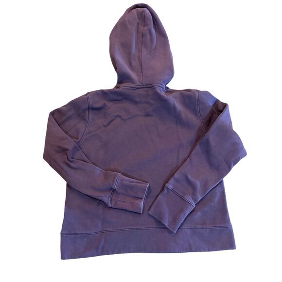 Under Armour Loose Cowl Purple Hooded Sweatshirt Size Medium Cotton Blend - Picture 2 of 6